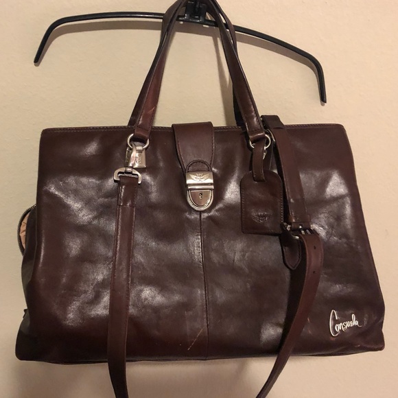 Consuela Handbags - Rare full leather Consuela Brief case.